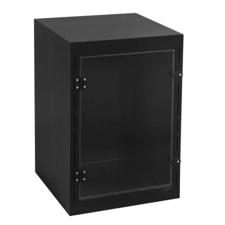 Terrarium PCV dla Gekona i Węża nadrzewnego 40x40x60 cm SZARE